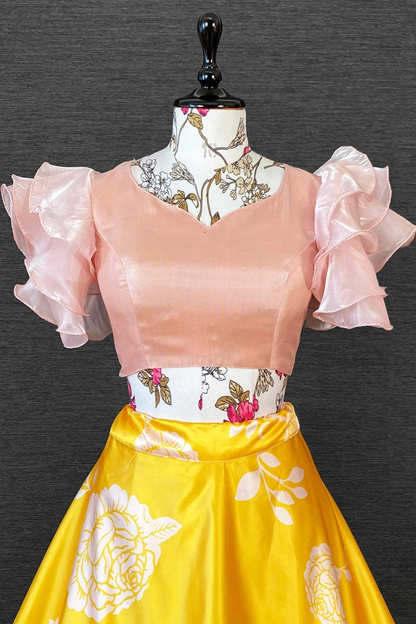 Latest Yellow Lehenga For Haldi Function 2023 - Anaya Designer Studio