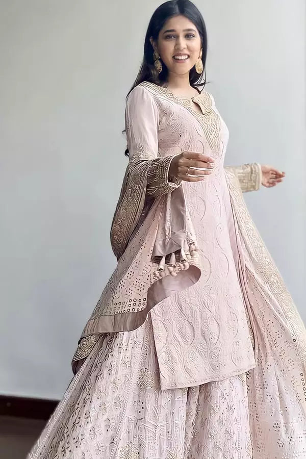 New Sharara Suit Design For Wedding Guest 2022 - Anaya Designer Studio