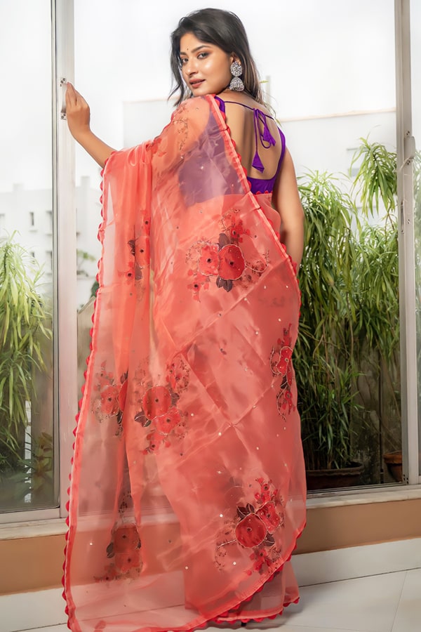 New Saree Design 2022 Images With Red Color - Anaya Designer Studio