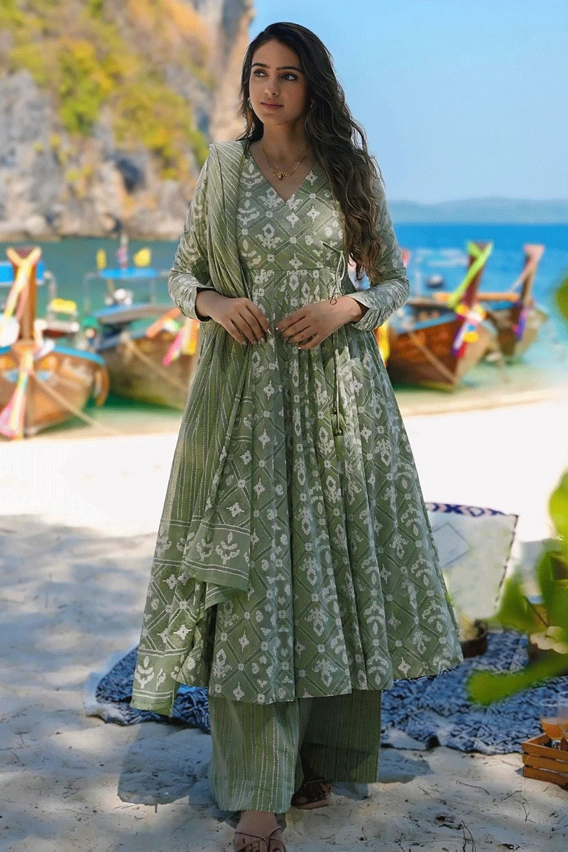 Office Wear Anarkali Dress 