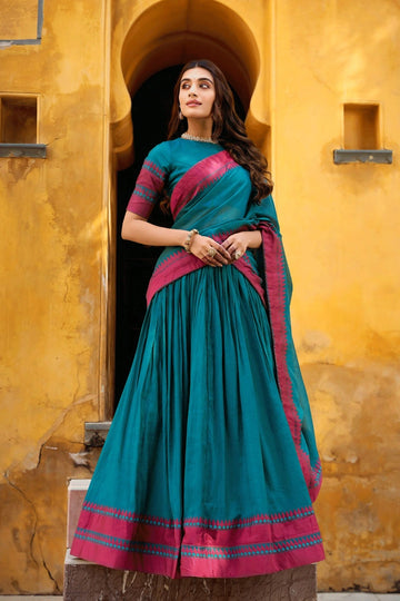 Onam Special Pavadai Davani for Girl