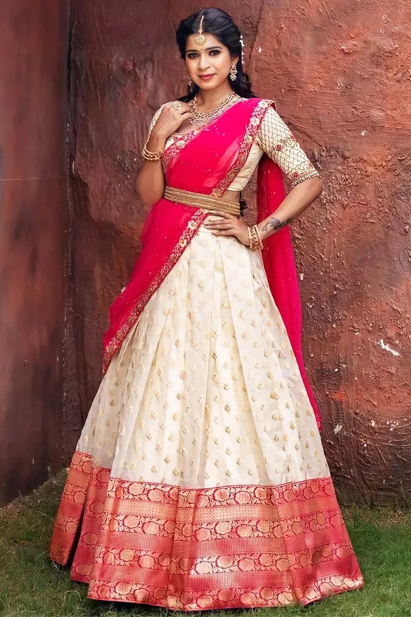 Online Shopping Pattu Langa Voni Sets With Price - Anaya Designer Studio