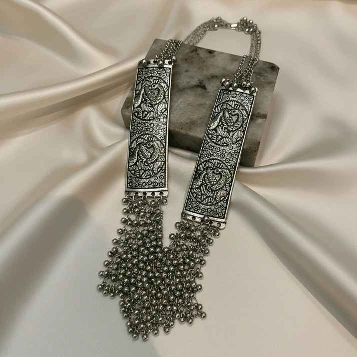 Oxidised Silver Necklace