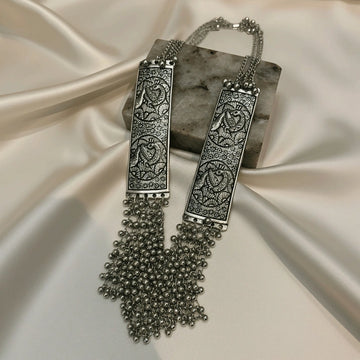Oxidised Silver Necklace