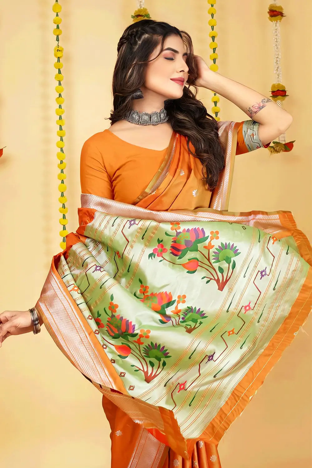 Buy All New Marathi Paithani Saree For Women