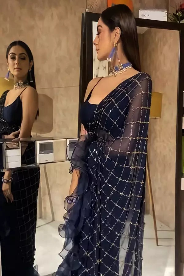 Designer Net Saree For Wedding 2022 - Anaya Designer Studio