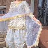 Party Wear Sharara Suit Design 2023 For Girls