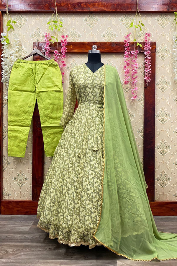 Party Wear Long Gown For Girls Design Images - Anaya Designer Studio