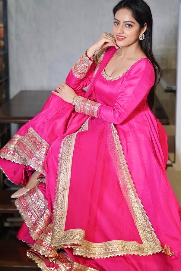 Party wear gown design for Diwali - Anaya Designer Studio