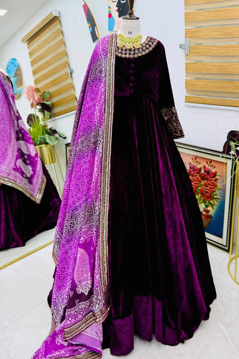 Party wear Anarkali gown