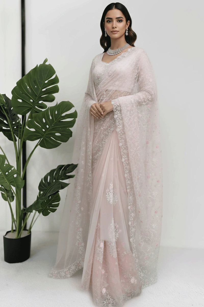 Party wear net saree