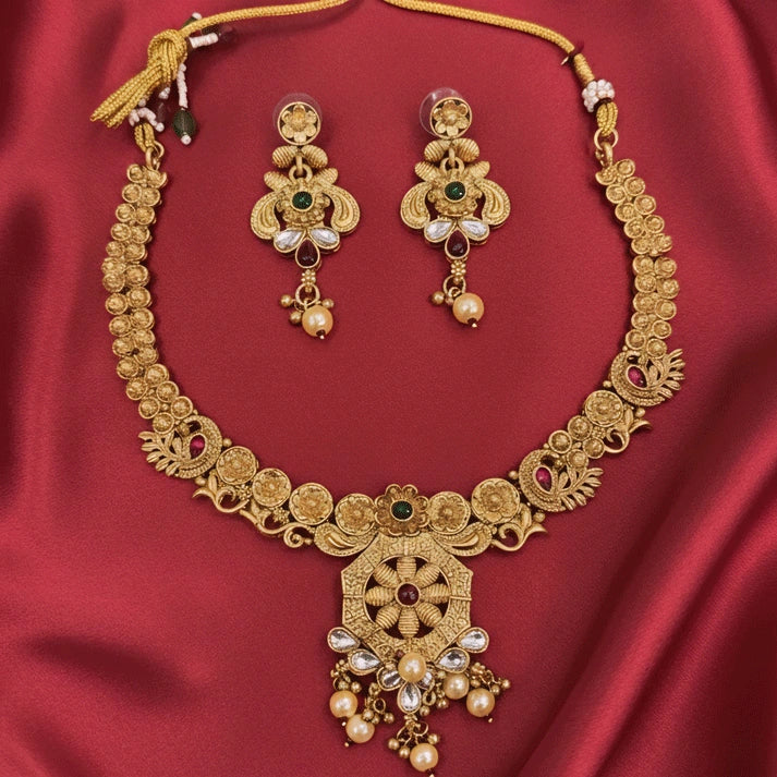 Peacock Design Necklace