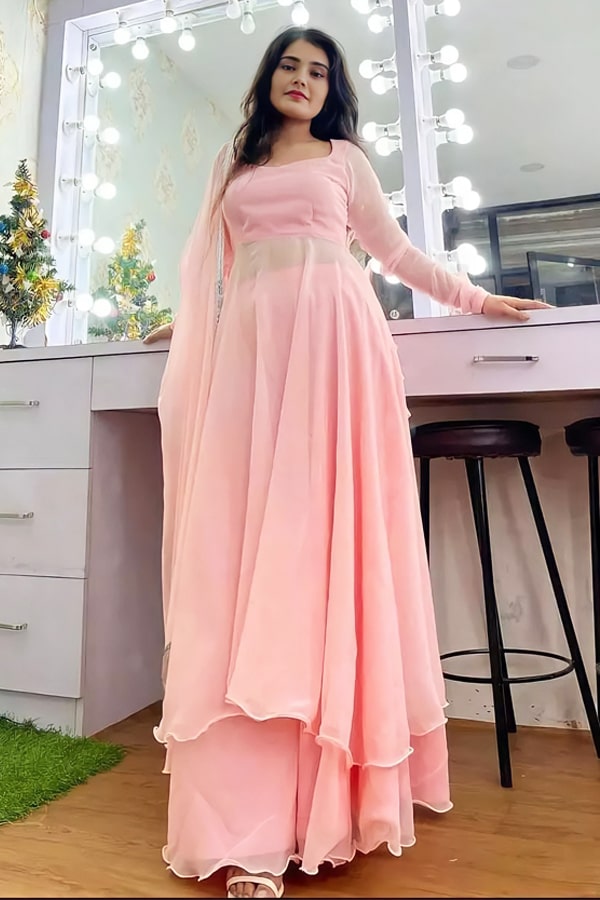 Pink Diwali dress for teenage girls 2022