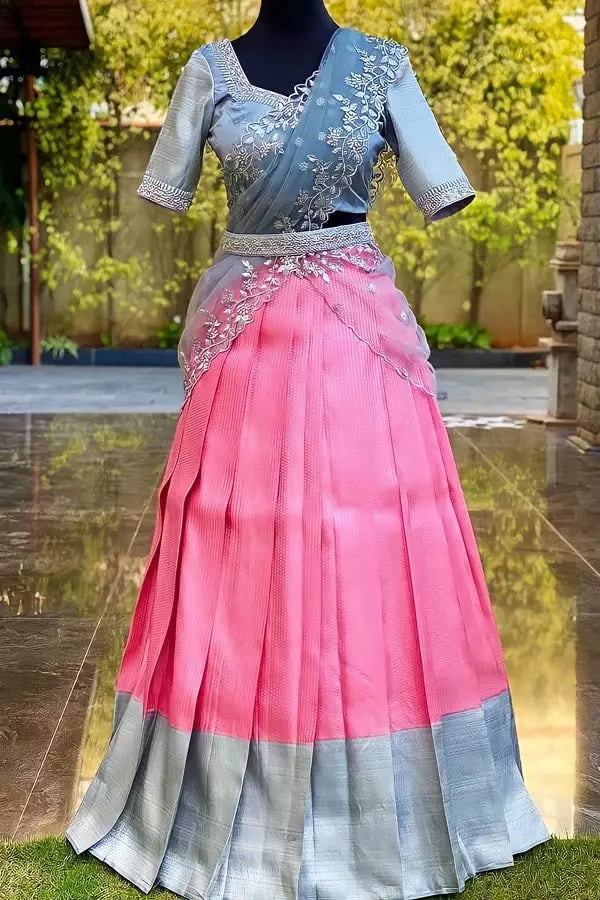 Latest Half Saree Design With Price 2022 - Anaya Designer Studio