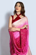 Pink Sequence Saree Collection