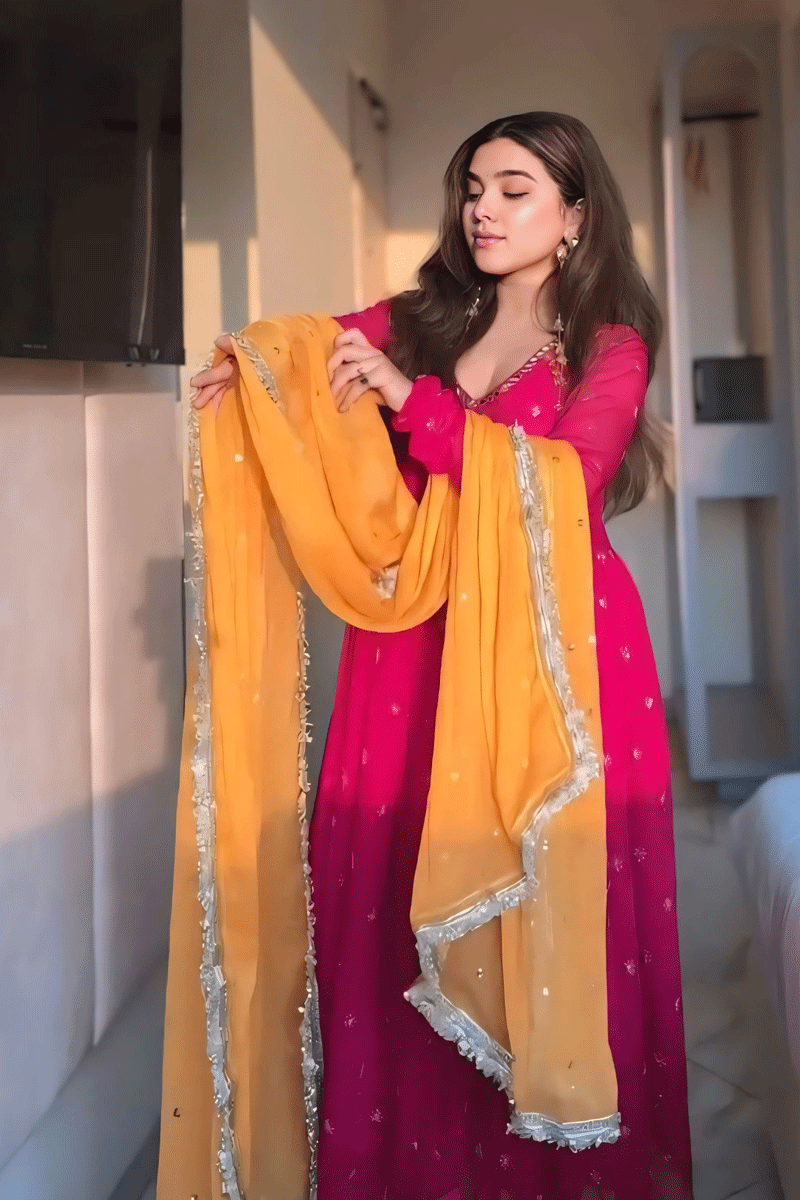 Embroidery Work Kurti For Girl