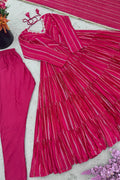 Pink Anarkali Suit 