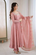 Pink Anarkali for Girls