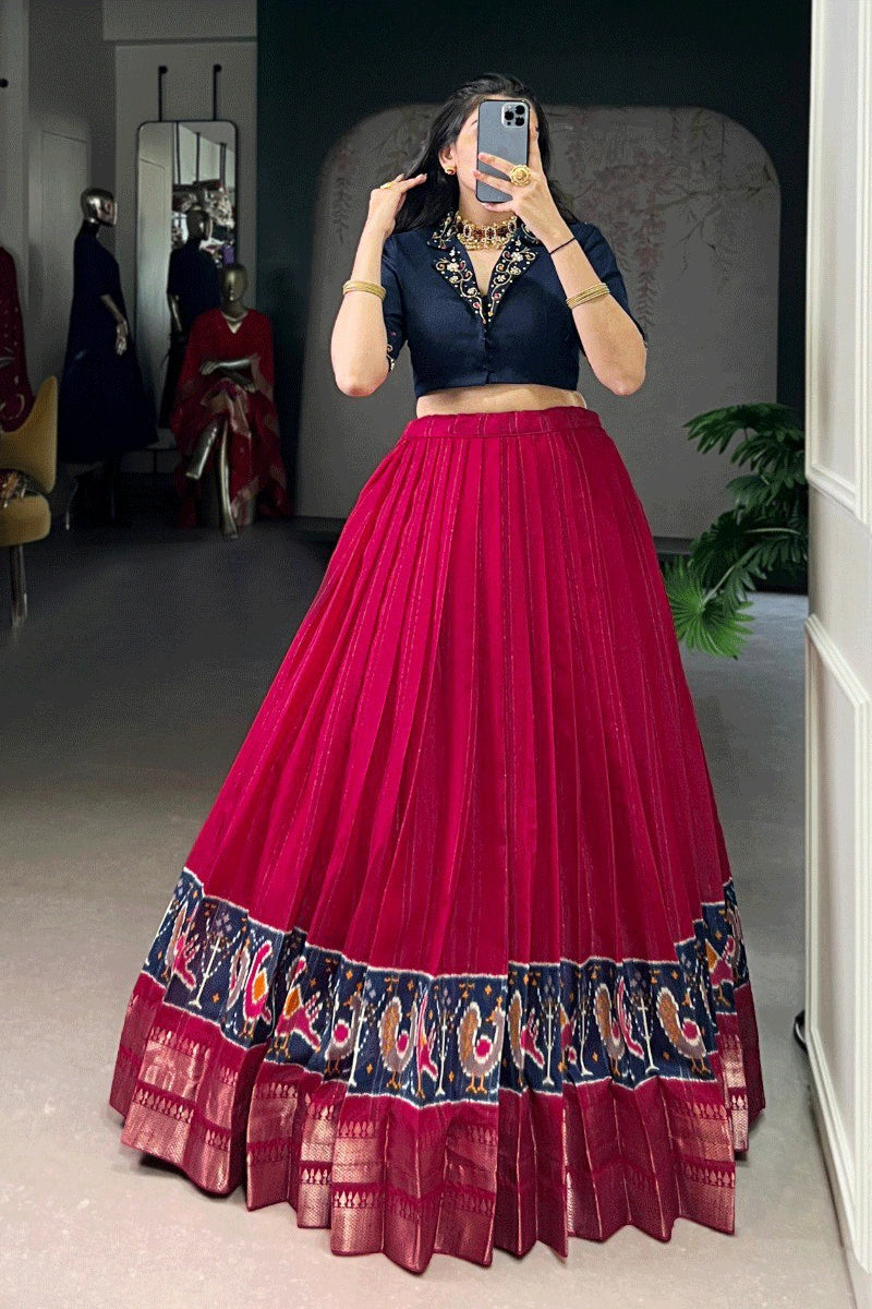 Pink Handwork Lehenga