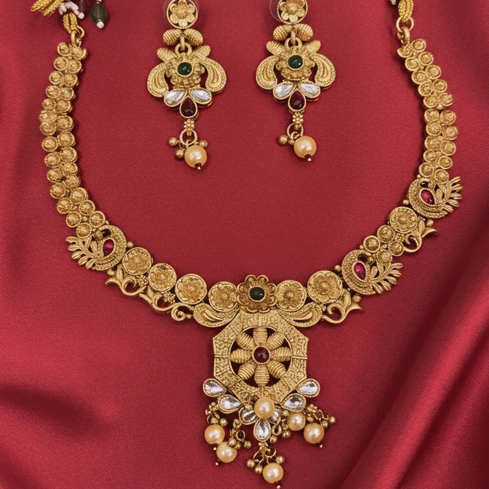 Peacock Design Necklace