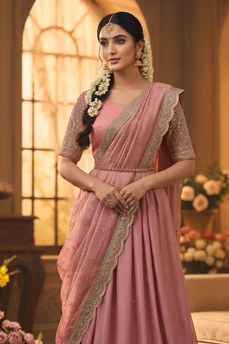 Pink traditional outfit