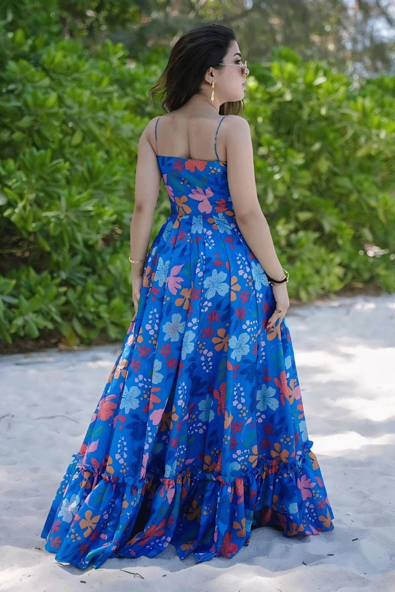 Poly Rayon Western Gown 