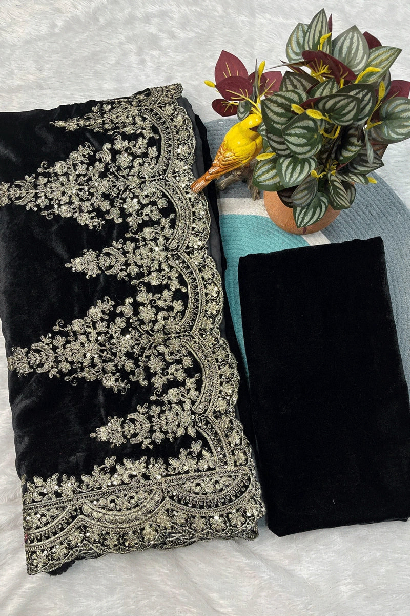 Preity Zinta Velvet Saree