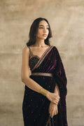 Premium velvet saree