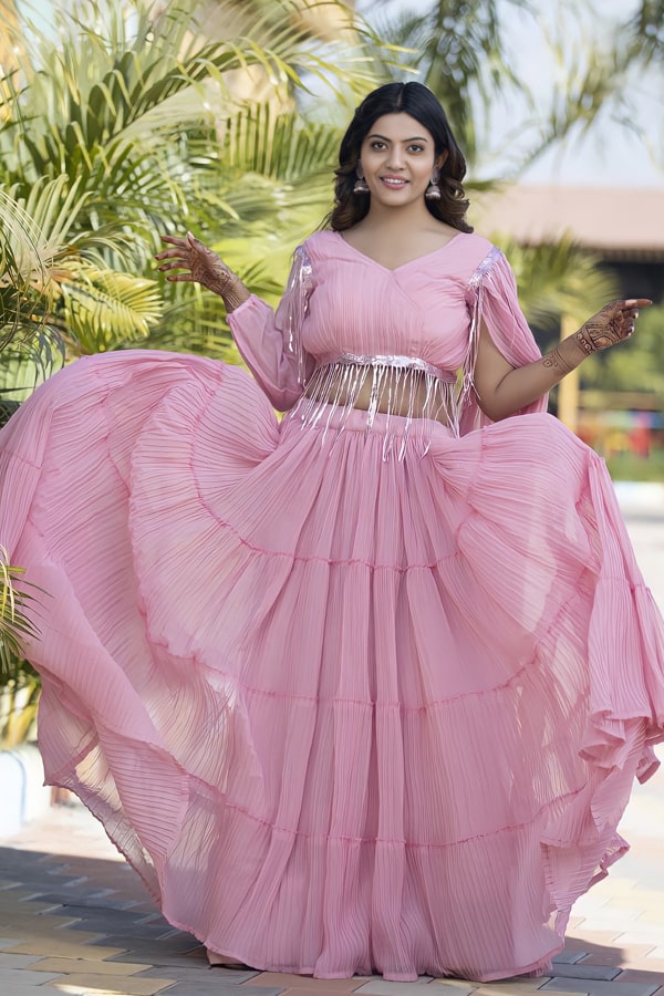 Party Wear Lehenga Choli Design For Wedding - Anaya Designer Studio