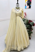 Raksha Bandhan Special Gown With Dupatta