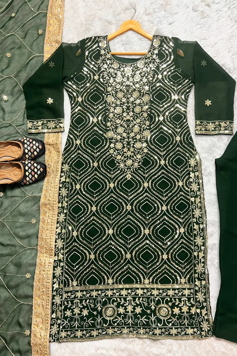 Ramzan New Collection Dress With Dupatta For Girls