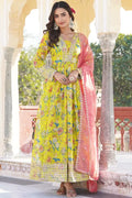 Readymade Gown With Dupatta Set 2024