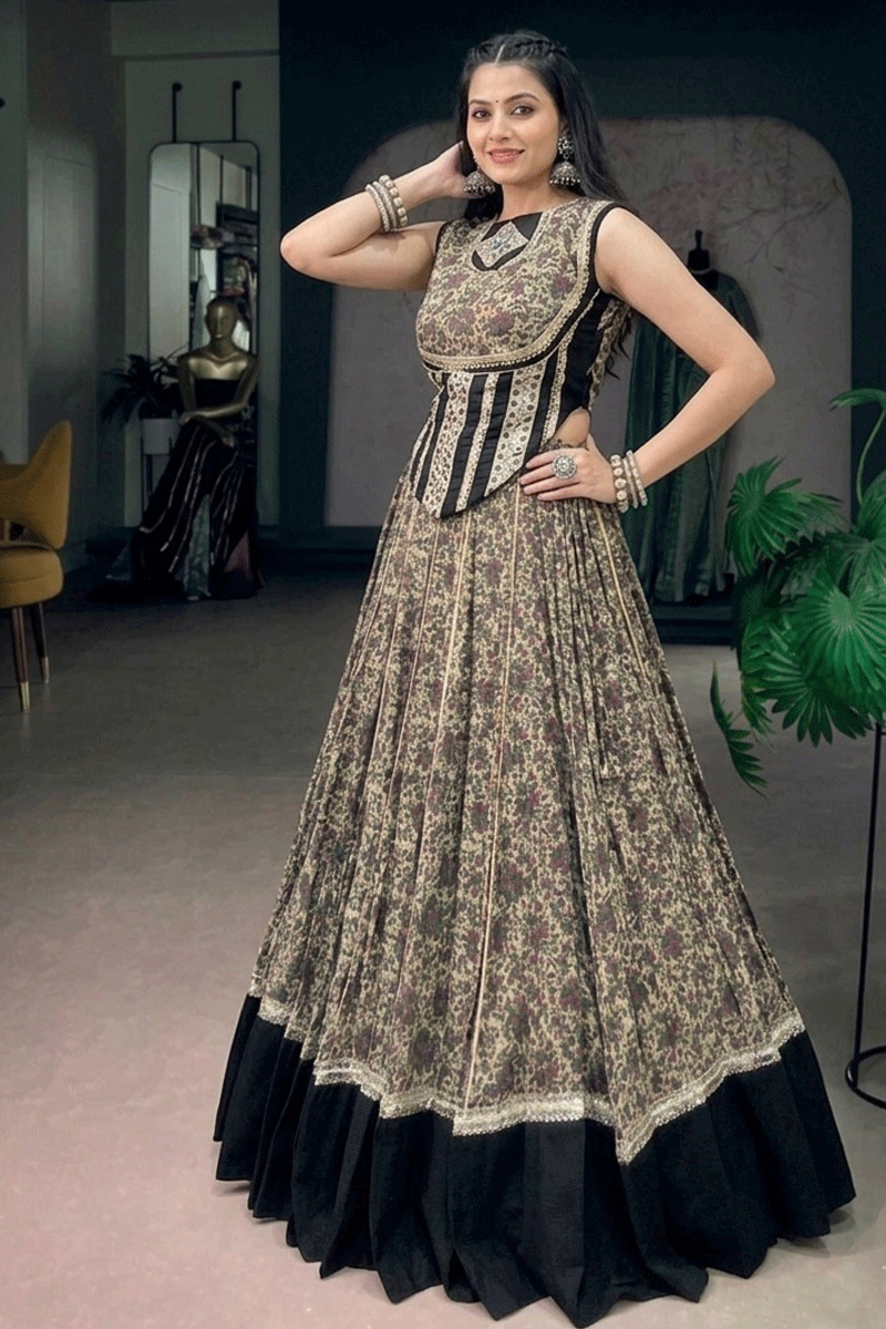 Real Mirror Work Chaniya Choli