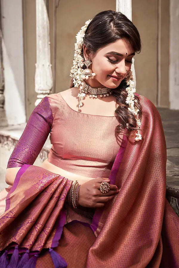 Traditional Half Saree For Wedding 2023