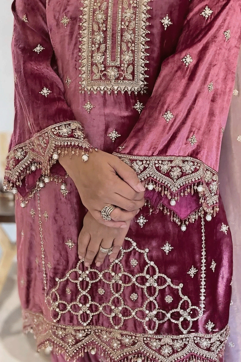 Reception Wear Velvet Suit