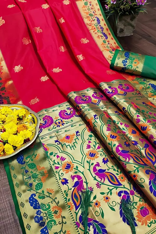 Best Marathi Paithani Saree Look For Wedding - Anaya Designer Studio