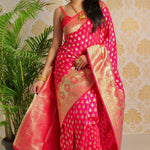 Red Silk Saree For Wedding Party