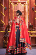 Red and black chaniya choli for navratri online shopping in india