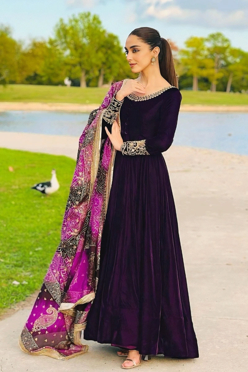 Sangeet party Anarkali gown