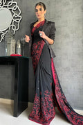 Saree look for wedding party for girl Fancy