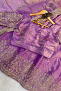 Sequence work Pattu Half Saree 