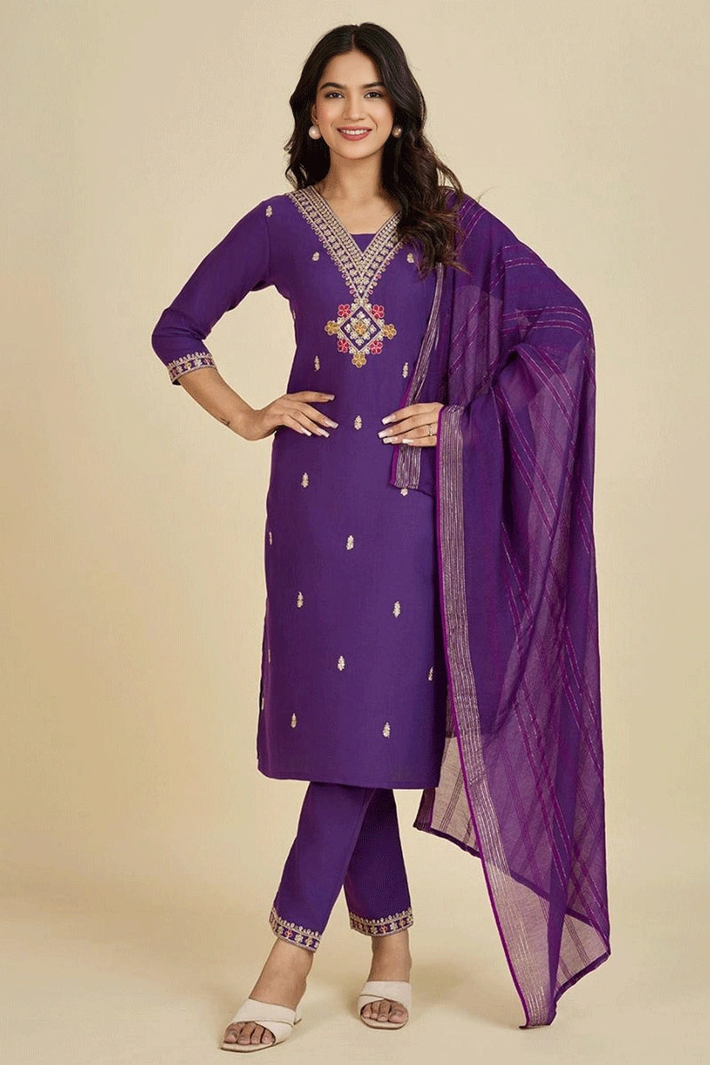 Sequin Work Kurti Set