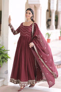 Sequins Embroidery Anarkali