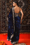 Sequnce Work Velvet Fabirc Saree 
