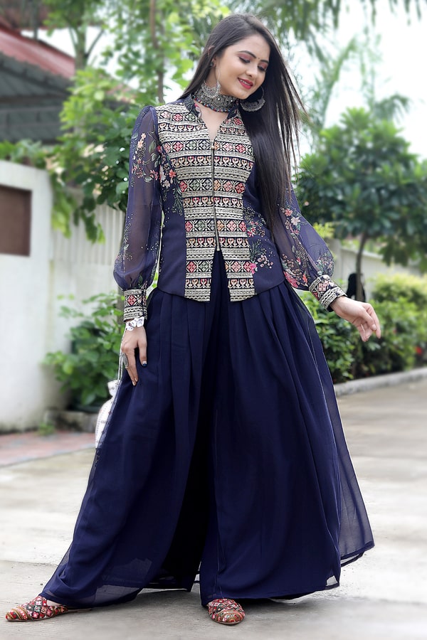 Designer Sharara Dress For Wedding Party - Anaya Designer Studio
