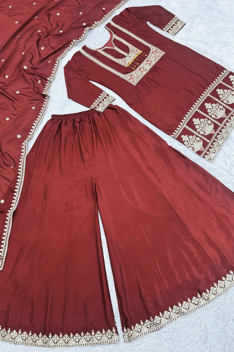 Sharara Dress For Rakhi Festival