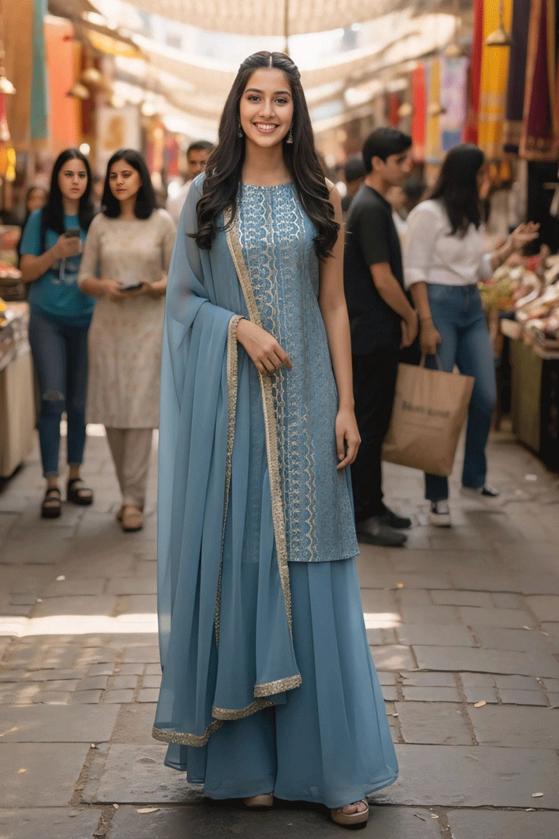 Sharara Suit for Teenage Girl