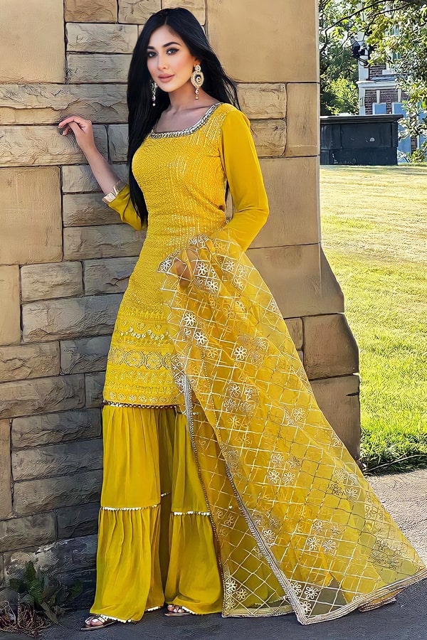 Haldi Dress