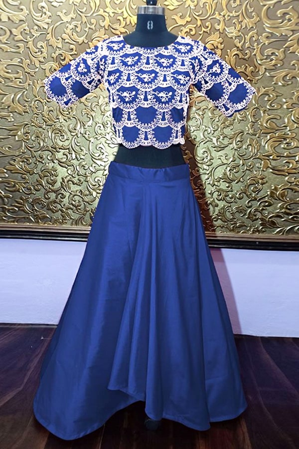 Shraddha kapoor blue lehenga 2021