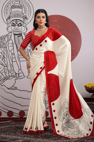 Silk Printed Saree